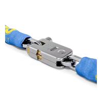 Viro LUC/VIR5590 Unisex Adult Anti-Theft Chain, Silver/Yellow, 900 x 5.5 mm