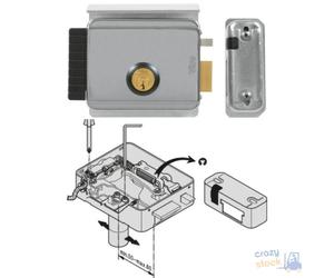 Viro S.P.A. Adjustable Electric Lock V97 With Canopy Mm 50-80 8992.1 Dx