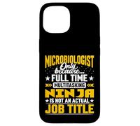 Virologist Microbiology Scientist - Microbiologist Job Title Case for iPhone 15