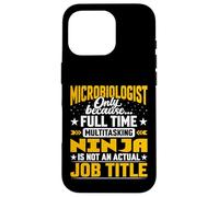 Virologist Microbiology Scientist - Microbiologist Job Title Case for iPhone 16 Pro