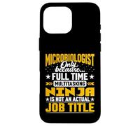 Virologist Microbiology Scientist - Microbiologist Job Title Case for iPhone 16 Pro Max