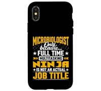 Virologist Microbiology Scientist - Microbiologist Job Title Case for iPhone X/XS