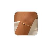 VIROMY Birthstone Bracelets for Women,Adjustable Gold Bracelet -14k Gold Plated Box Link Birthstone, Jewellery Gifts Anniversary Friendship Jewellery