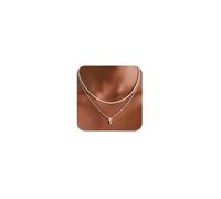 VIROMY Cross Necklaces for Women Silver Chain 14k Gold/Silver Plated Zircon Cross Pendant Necklace Box Twisted Ropen Charm Gold Jewelry Gifts for Women