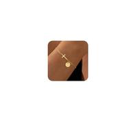 VIROMY Gold Bracelets for women Dainty Cross Chain 14K Gold Plated Initial S Pendant Bracelet for Women Charm Letter Chain Dainty Waterproof Non Tarnish Jewelry