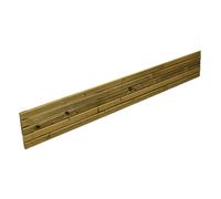 viroqua garden wooden 6x1ft slatted border fence in natural