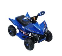 VIROSA 6V Electric Ride-On Quad Bike for Toddlers 18-36 Months, Kids Battery Powered ATV with Forward & Reverse, 4-Wheel Ride On Toy, 1.9-3.8 km/h, 64 x 40 x 44 cm, Blue