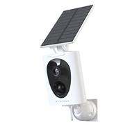 virtavo SF1, Solar Camera Outdoor Wireless, Rechargeable Battery, CCTV Camera Systems for Home Security, 2K Starlight Lens Colorful Night Vision, Remote Access, Motion Detection, Siren, Voice Intercom