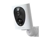 virtavo VF1 Security Camera Outdoor Wireless, 2K Starlight Sensor Colourful Night Vision, Rechargeable Battery CCTV Cam, PIR Motion Detection, Siren, Voice Intercom, No Monthly Fee