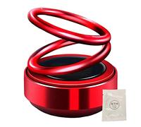 Virtcooy Car Accessories Deodorizer, Scented Car Aromatherapy Tablet, Solar Rotating Double Ring, Great Gift
