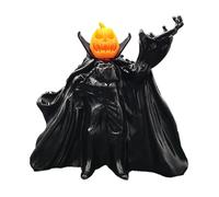 Virtcooy Headless Horseman With Pumpkin Sculpture | Gothic Halloween Headless Horseman Statue Resin,Orange Pumpkin Heads Sculpture,Spooky Sculpture Pumpkin Horseman Figurine Halloween Decor