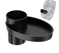 Virtcooy Rotating Car Seat Cup Holder Snack Tray For Kids | Car Seat Cup Holder Snack Tray,Car Seat Food Tray For Toddler,Storage Tray Stroller Snack Tray For Most Car Seats, TR0CTW5K97BRLY3547