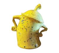 Virtcooy Sassy Canister | Akimbo Jar | Yellow Canister Storage for Coffee Tea Sugar & More