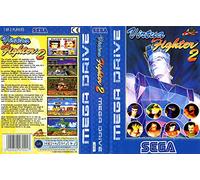 Virtua Fighter 2 Mega Drive PAL Replacement Box Art Case Insert Cover Only