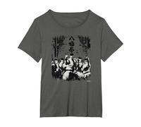 Virtua Fighter Akira Yuki (Kung Fu Design) T-Shirt, Women's Plus, Asphalt Grey, 4X