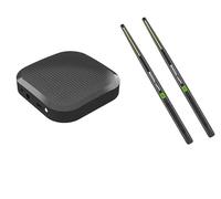 Virtual Air Drum Set,Electric Air Drum Sticks Kit,Invisible Drum For Adults,portable Intelligent Somatosensory Drum,with Drumsticks,Pedals, Multi-function Speaker And Bluetooth，for Adult Kids(Black,Ba