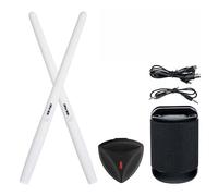 Virtual Air Drum Set,Electric Air Drum Sticks Kit,portable Intelligent Somatosensory Drum,with Drumsticks,Single Pedal（R-BASS）,Bluetooth Speaker Millisecond Level Connection，for Adult Kids