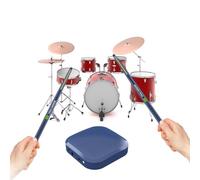 Virtual Air Electronic Drum Set - Portable 3D Motion Drumsticks with Pedal for Beginner Practice, Home & Travel Use