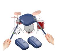 Virtual Air Electronic Drum Set - Portable 3D Motion Drumsticks with Pedal for Beginner Practice, Home & Travel Use