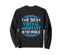 Virtual Assistant Appreciation Job Office Humor Sweatshirt