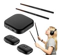 Virtual Drum Kit Electric Air Drum Set Sticks, 3D Motion Sensing Portable Virtual Reality Electronic VR Drum Kit for Beginners Children Adults Kids Gift