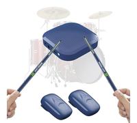 Virtual Electronic Drum Set, Air Drum Sticks Set, 2026 New Electric Drumsticks with Drumsticks, Pedals, Bluetooth and 8 Sounds, Electric Tabletop Drums Sets Machine for Beginners Adults