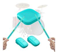 Virtual Electronic Drum Set,Air Drum Sticks Set,Portable Practice DrumKit with Drumsticks Pedals,Electric Tabletop DrumSet Machine,Electric DrumSet with 8 Sounds,3D Motion Sensing RGB for Home Party