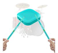 Virtual Electronic Drum Set,Air Drum Sticks Set,Protable Electric Drumsticks with Drumsticks Pedals,Smart Electric Tabletop D-rum Machine,Bluetooth and 8 Sounds,Christmas Beginners Kids Gifts