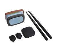 Virtual Electronic Drum Set, Air Hit Drum Kit, Portable Electric Air Drum Set, with Drumsticks, Pedals, Speaker, 3D Motion Sensing, for Beginners, Adults (Black)
