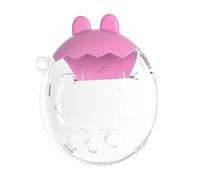 Virtual Pet Case for Paradise with Button Openings, Clear, B | Front Button Openings with Side Loop for Paradise Pocket Travel Display Use, Daily Carry Desk Storage Use