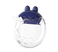 Virtual Pet Case for Paradise with Button Openings, Clear, Blue | Front Button Openings with Side Loop for Paradise Pocket Travel Display Use, Daily Carry Desk Storage Use