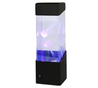 Virtual Pet Fish Tank, Creative Home Decor, Electronic Interactive Toy, Jellyfish Aquarium Seven Color Led Illusion, Great Long Distance Friendship Gift