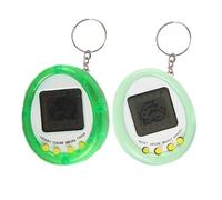 Virtual Pets Keychain For Kids - 2.36 * 2.05 * 0.71 Inches Electronic Pet Machine | Nostalgic Virtual Digital Pet | Key Chain 90s Handheld Games Electronic Pets Game Keyring, Random Color