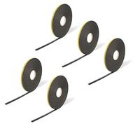 Virtual Plastics 5 Pack of Double Sided Foam Tape - Black - 3mm x 10mm x 20m - Security/Glazing/Craft Tape