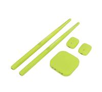 Virtual Reality Drum Set, 3D Motion Sensing Electric Drum Sticks with Foot Pedals, Portable Air Drum Kit for Beginners Children Adults, (Green)