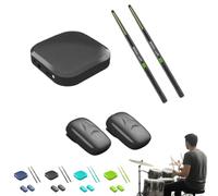 Virtual Reality Electric Air Drum Set, Portable Electronic Drum Set with Drumsticks, Pedals, Electric Tabletop Drumset Machine for Beginners Adults Kids Drummer's Gift