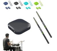 Virtual Reality Electric Air Drum Set, Portable Electronic Drum Set with Drumsticks, Pedals, Electric Tabletop Drumset Machine for Beginners Adults Kids Drummer's Gift