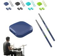 Virtual Reality Electric Air Drum Set, Portable Electronic Drum Set with Drumsticks, Pedals, Electric Tabletop Drumset Machine for Beginners Adults Kids Drummer's Gift
