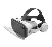 Virtual Reality Headset for Smartphone - 3D Glasses as Passive Media Viewer, Ergonomic Design Longer Wear with and Stable Holder, Compatible with Common Mobile Phones Games