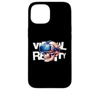 Virtual Reality Skull VR Gamer Futuristic Art Case for iPhone 15