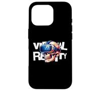 Virtual Reality Skull VR Gamer Futuristic Art Case for iPhone 16 Pro