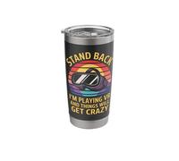 Virtual Reality Stand Back I'm Playing Vr Stainless Steel Insulated Tumbler