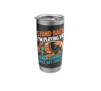 Virtual Reality Stand Back I'm Playing Vr Stainless Steel Insulated Tumbler