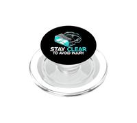 Virtual Reality Stay Clear To Avoid Injury Humor VR Gaming PopSockets PopGrip for MagSafe