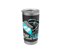 Virtual Reality Stay Clear to Avoid Injury Humor VR Gaming Stainless Steel Insulated Tumbler