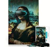 Virtual Renaissance 1000 Pieces Puzzles for Teenagers Mind Boost Fun High Accuracy Cutting Craft Calming Mental Break Activity (38x52cm)