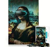 Virtual Renaissance Jigsaw for Adults 1000 Pieces Brain Memory Game Laser Cut for Flawless Fit Unique Gift for Stress Relief (50x75cm)