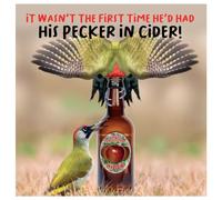 Virtual Safari, Birthday Card for Him, It Wasn't the First Time He'd Had His Pecker in Cider Male Birthday Card, Funny Birthday Card for Him