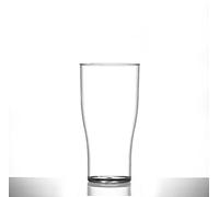 Virtually Unbreakable Polycarbonate Beer Glass Elite 10oz Tulip CE @ Half Pint & Nucleated Pack of 12