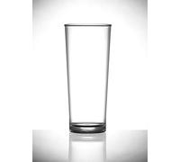 Virtually Unbreakable Polycarbonate Beer Glass Elite Premium 20oz Pint CE Pack of 12